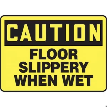 Accuform OSHA CAUTION Safety Sign FLOOR MSTF611XT MSTF611XT